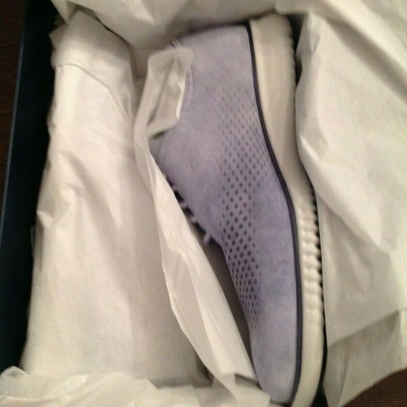 Cole Haan Men's 2.ZeroGrand Light Blue Suede Oxford Casual Shoes 11.5M - NIB - Picture 4 of 7